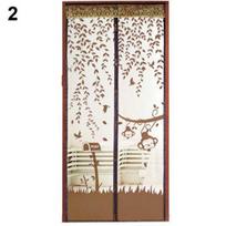 Laisvų rankų įranga, magnetinės minkštos durys, patvarios tinklelio tinklelis nuo uodų 90cm by 210cm kava