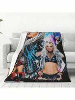 Liv Wrestler Morgan Mesti pledas Kvėpuojantis oro kondicionieriaus pledas Karališko dydžio pledai Visiems sezonams Šilti pledai Viešbučiui Kelionei 40x30 75X95CM pilka spalva