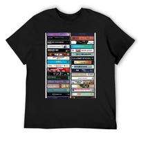 Greatest Albums of the 1990s - Vintage Cassette Print T-Shirt anime tshirt korean fashion shirts graphic tees tee shirts for men S juoda