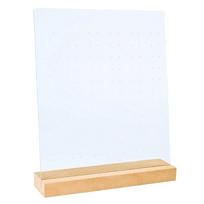 Acrylic Earring Display Stand Jewelry Pegboard Presentation Board for Ear Rings 1