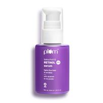 Plum 1% Retinol Night Face Serum Beginner Friendly For Fine Lines Wrinkles Smoother Texture Look All Skin Types 30 ml white