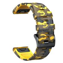 22mm 26mm QuickFit Sportinis Camouflage Silikoninis Dirželis Skirtas Garmin Fenix 6X 7X Pro Juosta Skirta Fenix 6Pro 5Plus Apyrankė Laikrodžio Dirželis 26mm balta