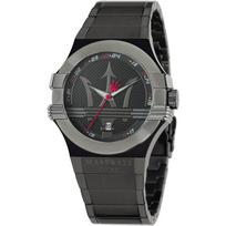 Maserati Potenza Juodo Metalo/Juodas Vyriškas Kvarcinis Laikrodis R8853108003 juoda