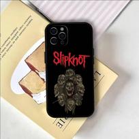 S-Slipknot grupės telefono dėklas Silikoninis Minkštas For IPhone 17 16 15 14 13 12 11 X XR Plus Pro Max Plus iPhone15 black