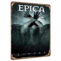 EPICA Rivers Album Art Metal Wall Decor Gothic Music Poster Print for Home Bar Decoration 20x30cm（7.8x11.8inch）