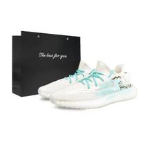 Adidas Originals Yeezy Boost 350 V2 Abrasion Resistant Low top Casual Shoes Unisex White HQ6316(Team401-BOX) 36⅔