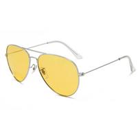 Night Vision Lenses Cat-Eye Myopia Sun Glasses Gents Ladies Drivers Pilot Rx Sun Glasses Diopter 0 -0.5 -0.75 To -6 0