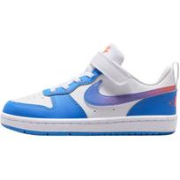 Nike Court Borough Comfortable Fit Low-Top Sneakers Kids sneakers White Blue IR5463-101 28