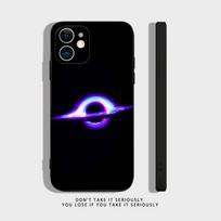 Kosmosas Galaxy Visatai Skaidrus Silikoninis Dangtelis iPhone 17,16,15,14,13,12,11,Pro,Max,Mini,XS,X,8,Plus Atsparus Smūgiams Juodas Dangtelis iPhone13PRO gray