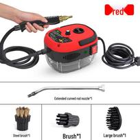 Commercial High-Pressure Steam Cleaner black