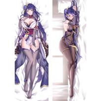 Žaidimas Genshin Impact Dakimakura Raiden Shogun Cosplay pagalvės užvalkalas Apkabinantis kūną pagalvės užvalkalas Otaku pagalvėlė Seksualus pagalvės užvalkalas 120x40cm Pillowcase gray