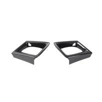 ABS Grille Air Inlet Guide Air Outlet Decoration Cover Sticker Fit For Ford Mustang 2024 Up Exterior Accessories anglies pluošto juodos spalvos