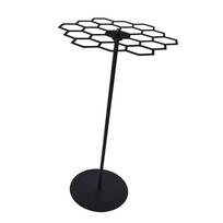 Rotating Medal Hanger Display Stand Metal Holder Rotating Medal Holder Medal Organizers Suitable for Home or Office black