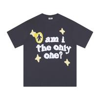 2025 Personalized Trendy Youth Fashion 100% Cotton Printed T-shirt Four Seasons Trendy Brand Male and Female Hot Products S