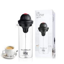 Kūrybinis stiklinis elektrinis pieno putotuvas latte art'ui - Rankinis putojimo puodelis