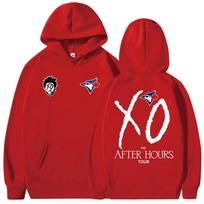 Rapper The Weeknd After Hours Xo Tour Album 2025 Print Hoodie Men Women Hip Hop Loose Fleece Pullover Sweatshirts Y2k Streetwear S