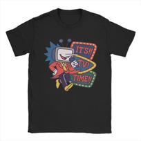 Deltarune Funny Tenna  Tee Shirt for Men Women Graphic T Shirts It's TV Time Cotton Clothing S