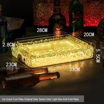 Youde KTV Bar LED Rechargeable Glowing Fruit Snack Tray