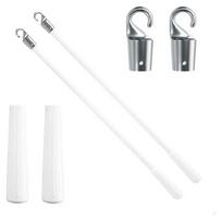 Fiberglass Vertical Blind Tilt Rod Blinds Opener with Handle 2 Strong Window Blinds Repair Tool for Openers 30CM