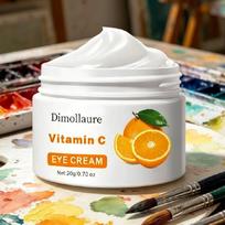 Collagen Vitamin C Niacinamide Eye Cream for Dark Circles, Puffiness and Fine Wrinkles gray