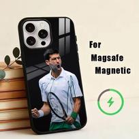 GOAT-Novak Djokovic  Phone Case For iPhone17,16,15,14,13,12,11 Plus,Pro Magnetic with Magsafe Wireless Charging iPhone13PROMAX