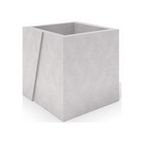 Betoninis vazonas Inter-Play Deco 01, baltas