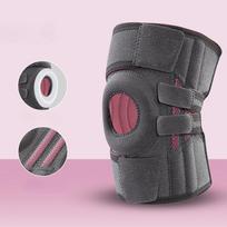 Menisci Sports Kneecaps Silicone Shock-Absorbing Stable Kneecap Support Bar Velcro Adjustable Breathable