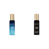 Bella Vita Luxury Skai Aquatic Unisex Eau De Cologne Ceo Woman, Liquid Perfume With Bergamot Tonka & VanillaPremium Long Lasting  Scent For Women 20ML blue