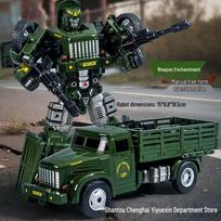 Transformuojamas robotas sunkvežimis žaislas: Inercinis transporteris vaikams black