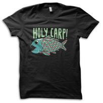 Holy Carp Angler Fly Fishing Funny Fishing Joke T-Shirt M5667 XL