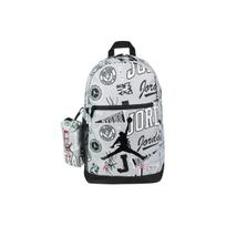 Jordan Logotipas Nešiojamas Kasdienis Universalus Poliesterio Kuprinė Unisex Kuprinė Juoda DJ5649-014 Black & Black white