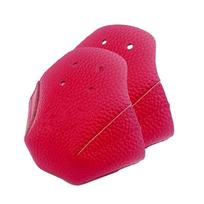 2Pcs Foldable Roller Skate Toe Covers Leather Skate Shoe Protectors Roller Skate Guard For Skating Practice And Sports raudona