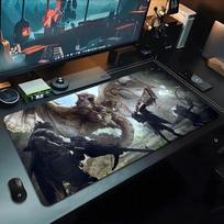monster hunter Mouse Pad 500X1000 mm Large Gaming Mousepad Gamer XL Rubber Otaku Keyboard Pad Laptop Desk Mat 600x300x2mm