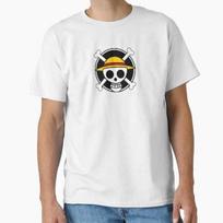one piece logo Classic T shirt T shirt Made in US/AUS Size S-2XL 2XL white
