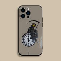 G-Graffiti Artist B-Banksy Phone Case For iPhone 17,16,15,14,13,12,Pro,Max,Plus,E,SE4,Air,Mini Black Soft Cover iPhone15pro