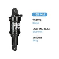 BOLANY Minkštas galinis dviračio amortizatorius Orinis galinis amortizatorius Kalnų dviračio galinė pakaba XC DH Amortizatorius MTB 165/190/210/230mm Dviračio dalys 210mm gray