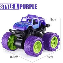 Toys Hot Car Monster Truck Four-Wheel Drive Vehicle Stunt Dump Car Inertia Car Toy Dinosaur Pull Back Children Toy Boy Girl Gift red