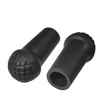 2Pcs Trekking Pole Head Covers Stability Slip-Resistant Non-slip Wear-Resistant High Shock Resistant Walking Sticks Tip