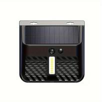 Lauko LED saulės lempos nuo uodų UV lempos nuo uodų Elektrinės lempos nuo uodų su judesio jutikliu, automatinio įjungimo / išjungimo kūno jutiklio sieninės lempos sodams, 1pc gray