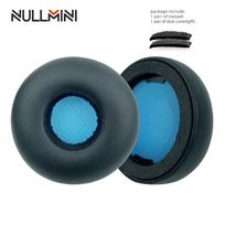 NullMini Replacement Earpads for JLAB Studio ANC Headset Ear Cushion Headphones Protein Leather Earmuffs Sleeve blue