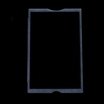 1Pc For Psp Console Front Shell Cover Glass Len Replacement For Psp1000 2000 3000 Lcd Screen Display Plastic Cover Len Panel black