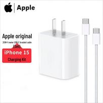 Apple 20W USB-C Fast Charger with 1m Braided Cable Set