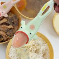 Ugly frog spoon Internet celebrity cure big mouth ceramic dessert spoon spoon send girl ugly cute gift funny