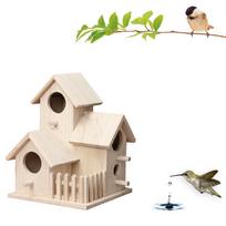 Dox House Bird House Paukščių Namas Paukščių Dėžė Paukščių Dėžė Medinė Dėžė ruda