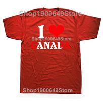 I Love Canada T Shirt Funny Humor Streetwears 100 Cotton Unisex Oneck Soft Tshirts for Men Women S
