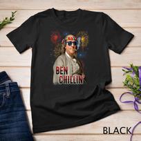 Ben Chillin' Stoner Ben Franklin 4th of July Fireworks T-Shirt Unisex T-shirt M
