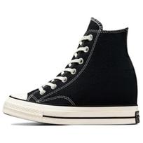 Converse  Chuck 70 Wedge Platform High Black Egret Women Sneakers White A12563C 36.5 gray