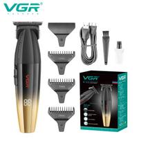 VGR V-906 Metal Electric Hair Beard Trimmer for Men Body Face Electric Clipper Hair Cutting Rechargeable Oil Head Clipper Safe and Skin-friendly auksas