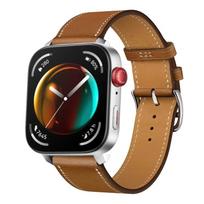 Aukščiausios kokybės odinis dirželis Huawei Watch Fit 5 Pro/4 Pro Sportui, patogus, kvėpuojantis apyrankės aksesuaras Huawei Fit 5/4/3 brown