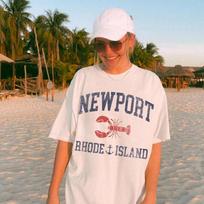 Newport Rhode Island  Shirt Coastal Beach Lobster Tee XL